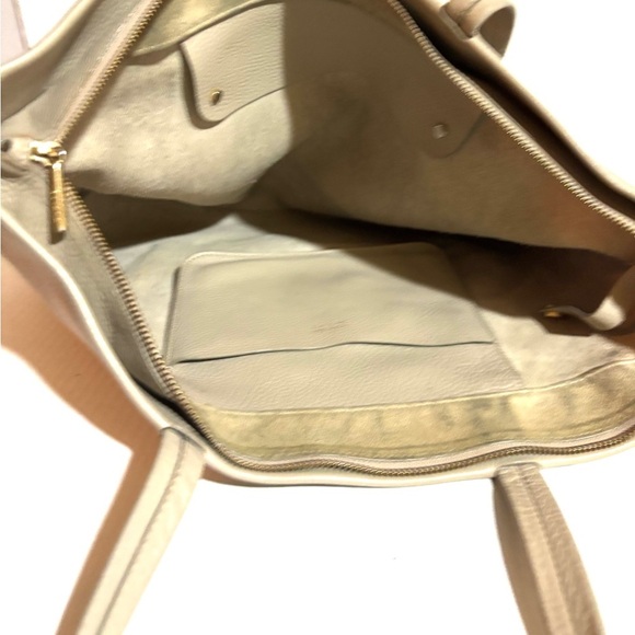 Cuyana Beige pebble Leather Tote Bag - Picture 7 of 15